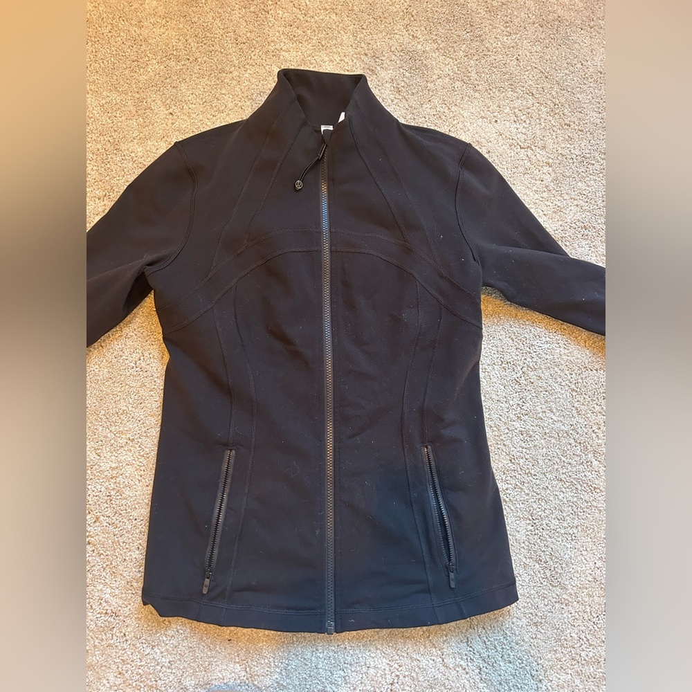 Black Lululemon Zip Up Jacket
